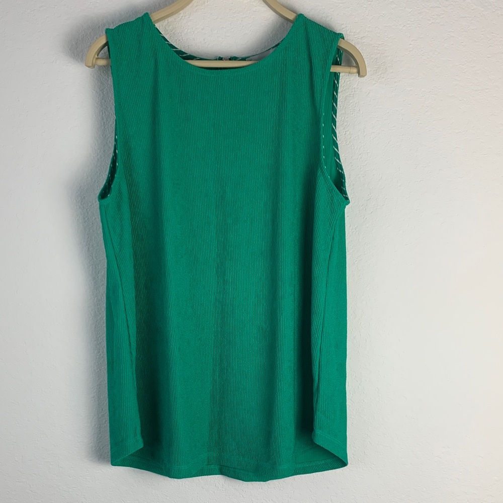 Emerald Green Sleeveless Tank Top